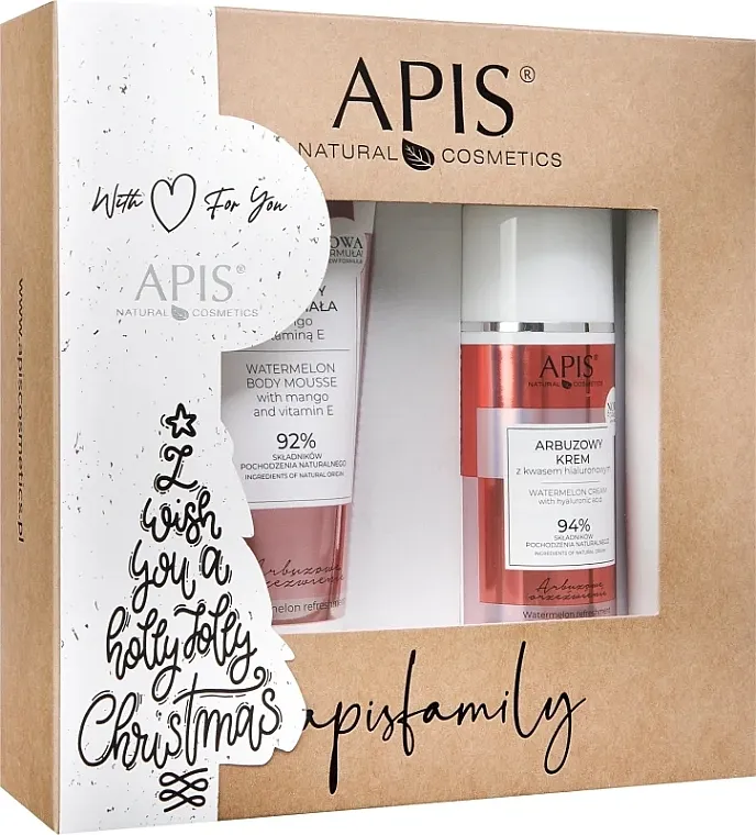APIS Professional Watermelon Refreshment Gift Set (b/mousse/200ml + f/cr/100ml)