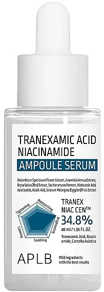 APLB Tranexamic Acid Niacinamide Ampoule Serum Serum za lice sa traneksamskom kiselinom i niacinamidom protiv pigmentacije