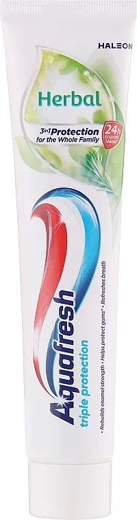 Aquafresh Toothpaste Triple Protection Herbal Pasta za zube Lekovito bilje