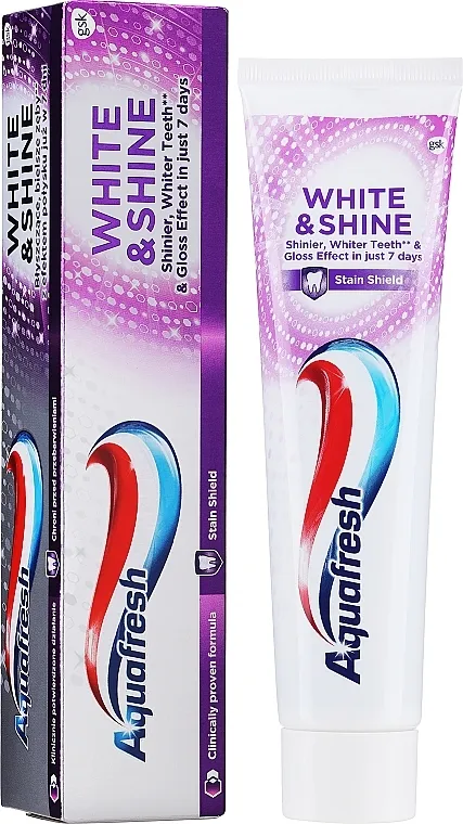 Aquafresh White &amp; Shine Whitening Toothpaste Pasta za izbjeljivanje zuba