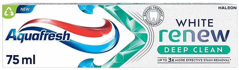 Aquafresh White Renew Deep Clean Toothpaste Izbeljujuća pasta za zube