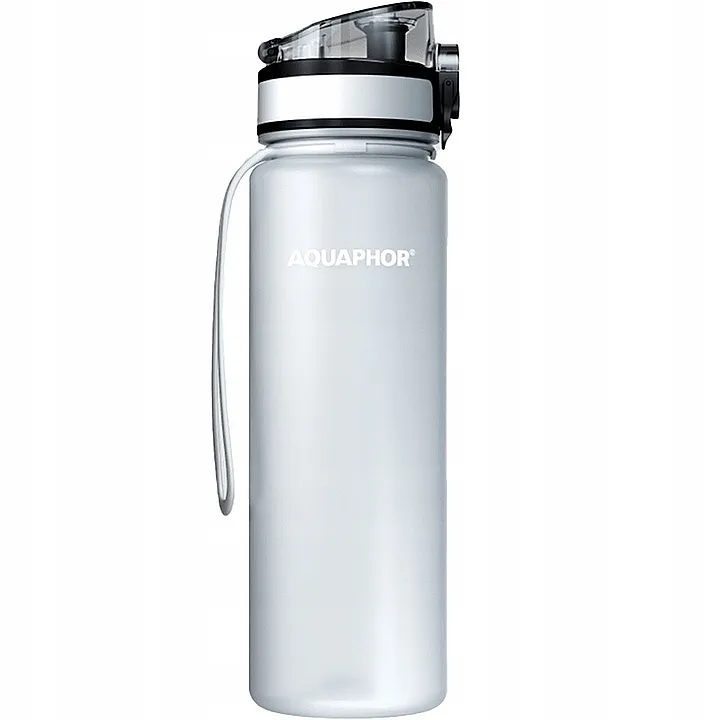Aquaphor City Filter Bottle White Flašica za vodu sa filterom 500 ml, bela