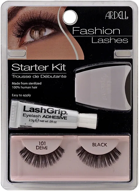 Ardell Fashion Lashes Starter Kit Demi Black 101 Set
