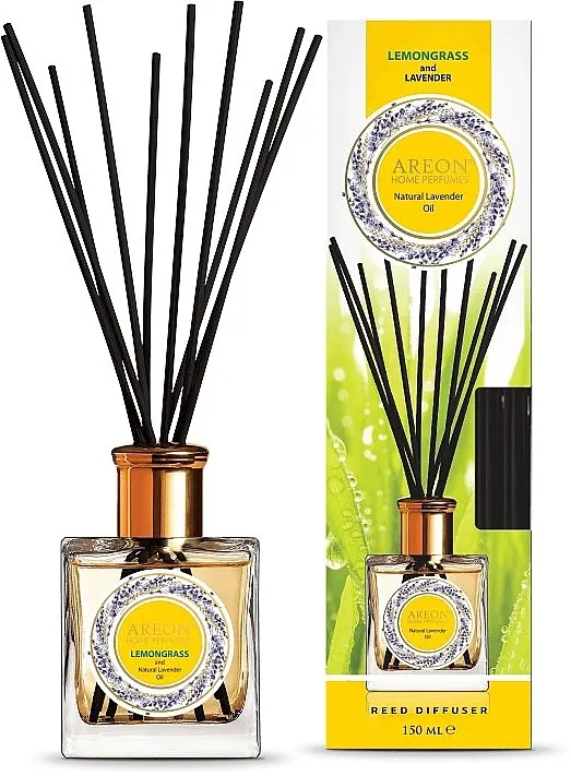Areon Home Perfume Lemongrass &amp; Lavender Oil Reed Diffuser Aroma difuzor "Limunska trava i lavanda"