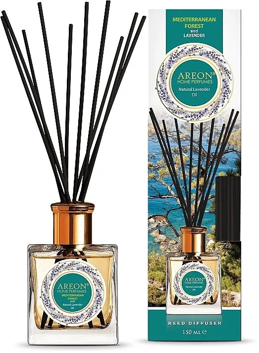 Areon Home Perfume Mediterranean Forest &amp; Lavender Oil Aroma difuzor "Sredozemna šuma i lavanda"