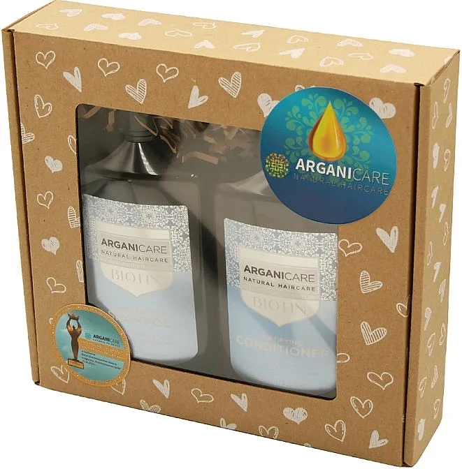ArganiCare Biotin (shm/400ml + cond/400ml) Set
