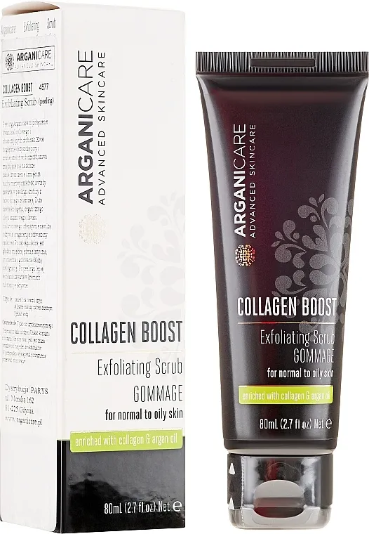 Arganicare Collagen Boost Exfoliating Scrub Piling za lice