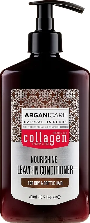 Arganicare Collagen Nourishing Leave-In Conditioner Regenerator koji se ne ispire za suhu i lomljivu kosu