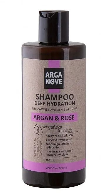Arganove Argan &amp; Rose Deep Hydration Shampoo Šampon "Duboko vlaženje"