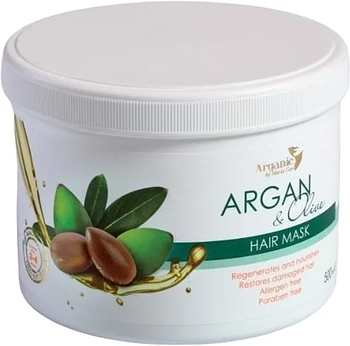 Aries Cosmetics Arganic by Maria Gan Hair Mask Argan &amp; Olive Maska za kosu sa arganom i maslinovim uljem