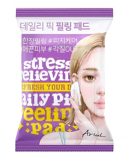 Ariul Stress Relieving Daily Pick Peeling Eksfolijacijski jastučići-piling 2 u 1 za uklanjanje stresa