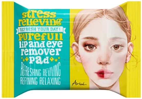 Ariul Stress Relieving Purefull Lip And Eye Remover Pad Jastučići za skidanje šminke sa očiju i usana