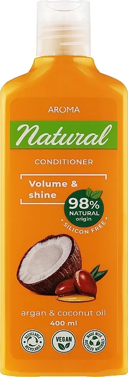 Aroma Natural Conditioner Regenerator za kosu 'Argan i kokosovo mleko' povećava volumen i sjaj