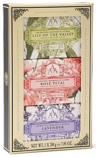 Aromas Artesanales De Antigua Soap Gift Set (soap/3x200g)