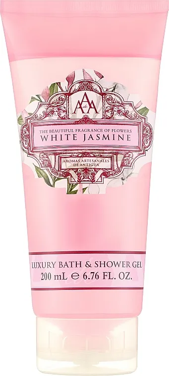 Aromas Artesanales De Antigua White Jasmine Luxury Bath &amp; Shower Gel Gel za tuširanje