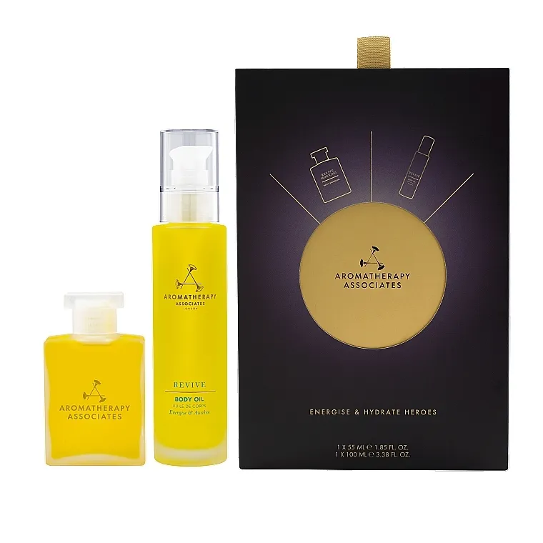 Aromatherapy Associates Energise &amp; Hydrate Heroes Gift Set (sh/oil/55ml + b/oil/100