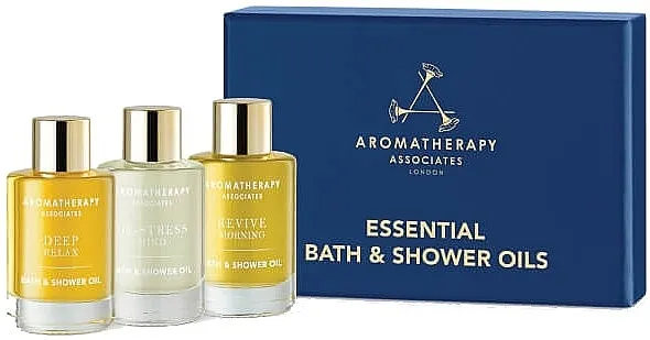 Aromatherapy Associates Essentials Bath &amp; Shower Oil (sh/bath/oil/3x9ml) Set