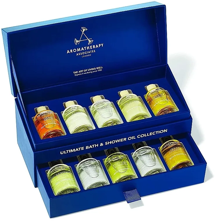 Aromatherapy Associates Ultimate Bath &amp; Shower Oil Collection Set, 10 proizvoda
