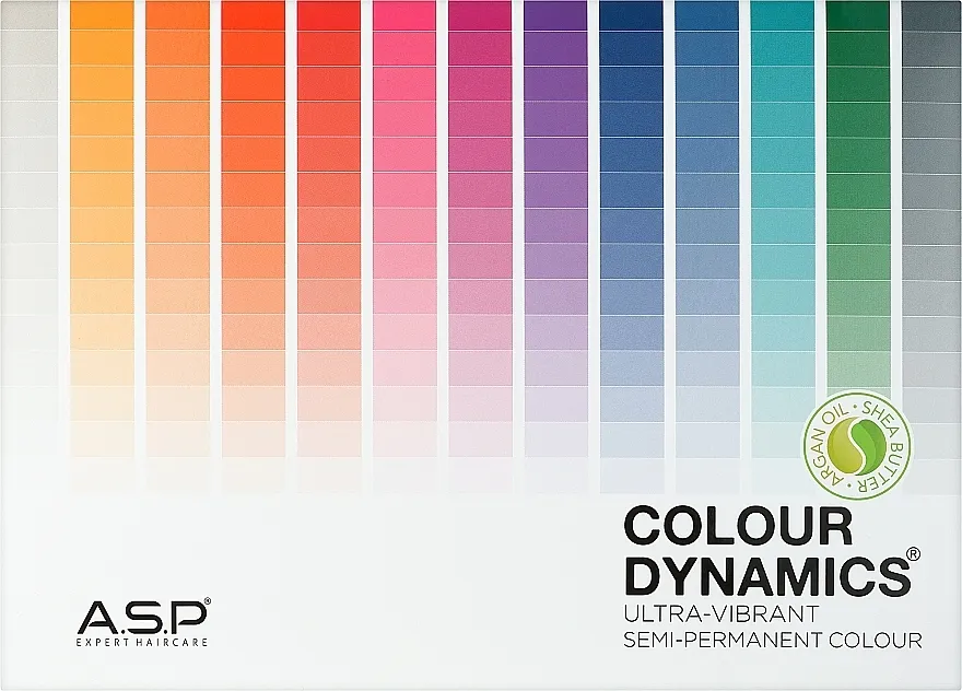 ASP Colour Dynamics uzorak boja Paleta boja za kosu
