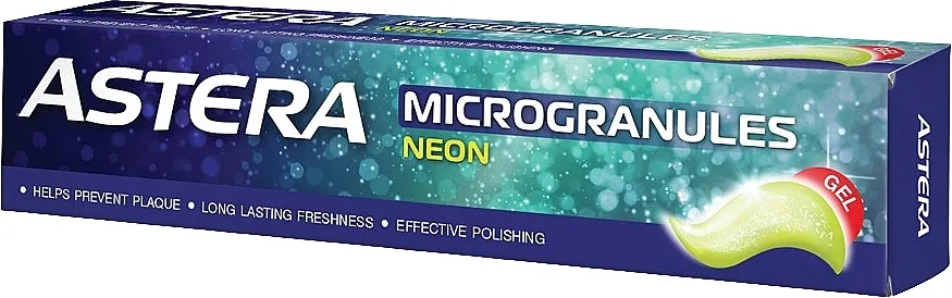 Astera Active Microgranules Neon Pasta za zube sa mikrogumicama Neon