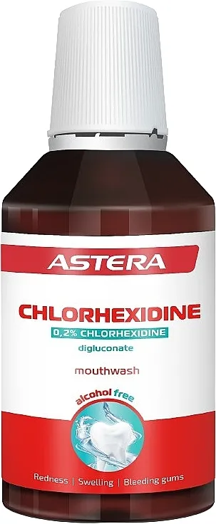 Astera Chlorhexidine 0.2% Digluconate Mouthwash Tečnost za ispiranje usne duplje sa hlorheksidinom