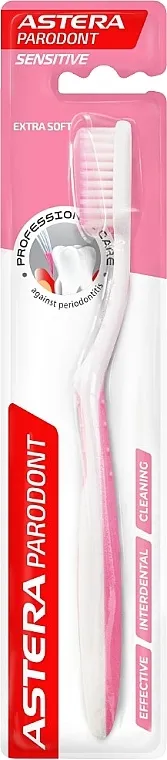 Astera Extra Soft Četkica za zube Parodont Sensitive, roze