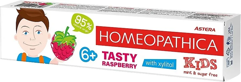 Astera Homeopathica Tasty Raspberry Pasta za zube za decu, sa aromom maline