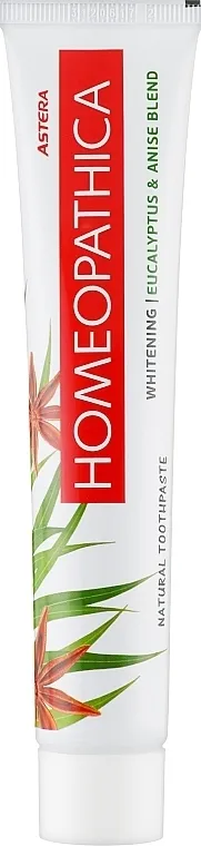 Astera Homeopathica Whitening Eucalyptus &amp; Anise Toothpaste Homeopatska pasta za zube Eukaliptus i anis