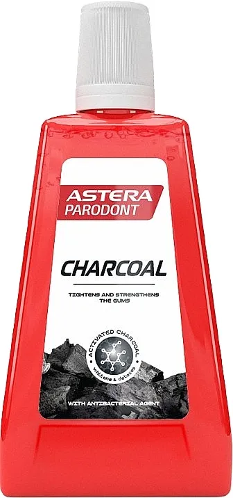 Astera Parodont Active Charcoal Tečnost za ispiranje usta Drveni ugalj