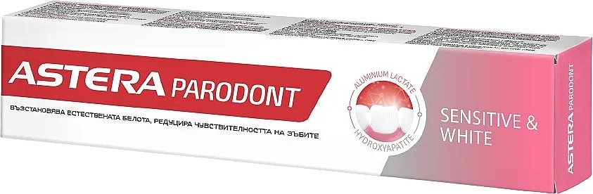Astera Parodont Active White &amp; Sensitive Toothpaste Pasta za zube