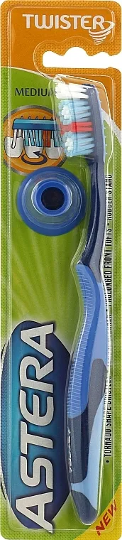 Astera Twister Toothbrush (Medium) Srednja četkica za zube, plava