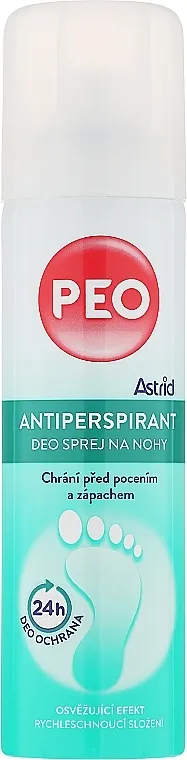 Astrid Antiperspirant Deo Foot Spray Peo Dezodorans protiv znojenja