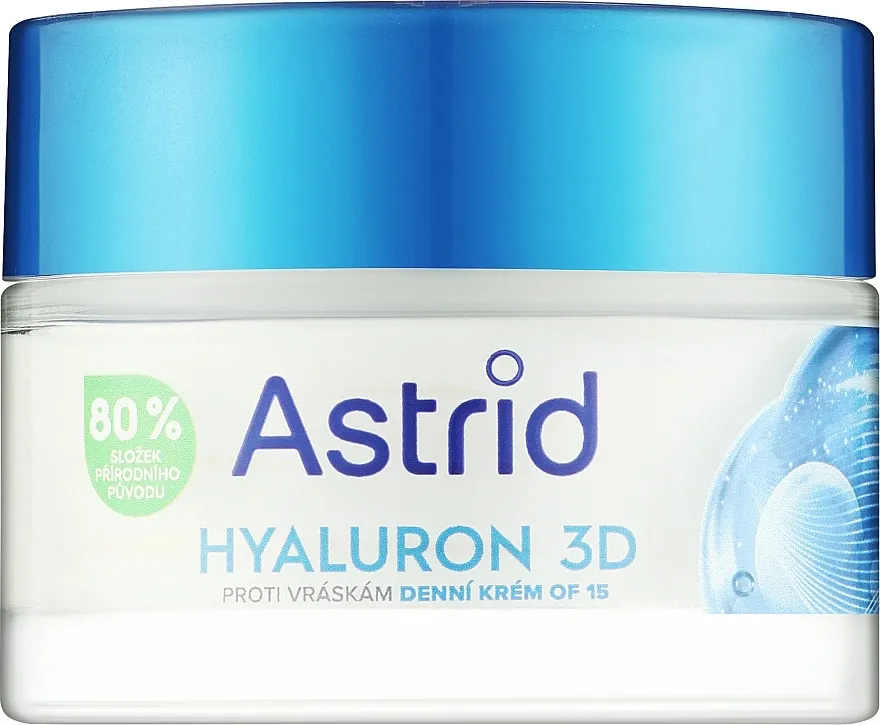 Astrid Hyaluron 3D SPF15 Face Cream Krema protiv bora