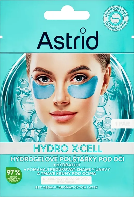 Astrid Hydro X-Cell Hydrogel Eye Patches Hidrogel jastučići za predeo ispod očiju