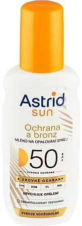 Astrid Sunscreen Spray Bronz SPF 50 Mleko za sunčanje u spreju SPF 50