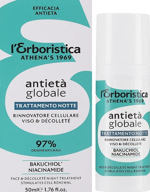 Athena's Erboristica Face &amp; Decolette Night Treatment Noćna krema za lice