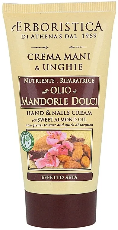 Athena's Erboristica Olio Mandore Dolci Hand &amp; Nails Cream Krema za ruke sa uljem slatkog badema