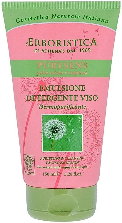 Athena's Erboristica Purysens Purifying &amp; Cleansing Facial Emulsion Emulzija za čišćenje lica 'Purisens'