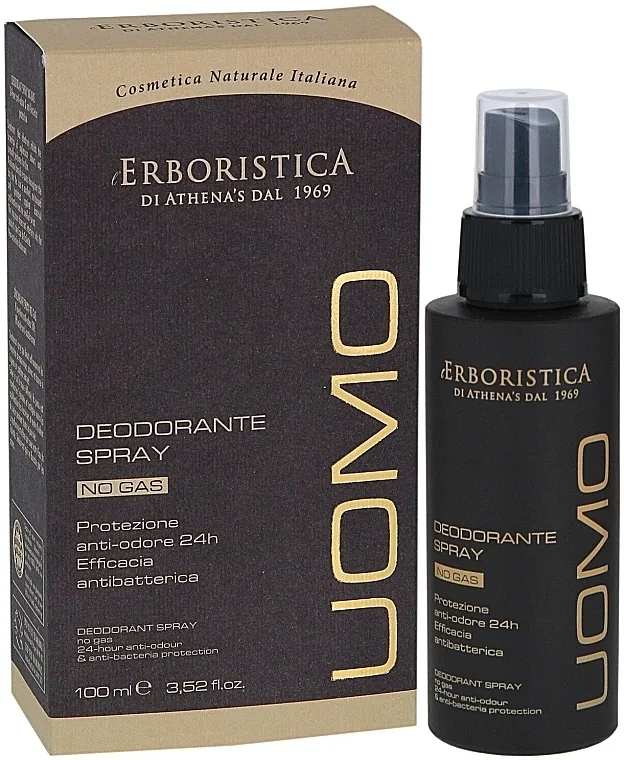 Athena's Erboristica Uomo Deodorant Spray Dezodorans sa ekstraktom ginko bilobe