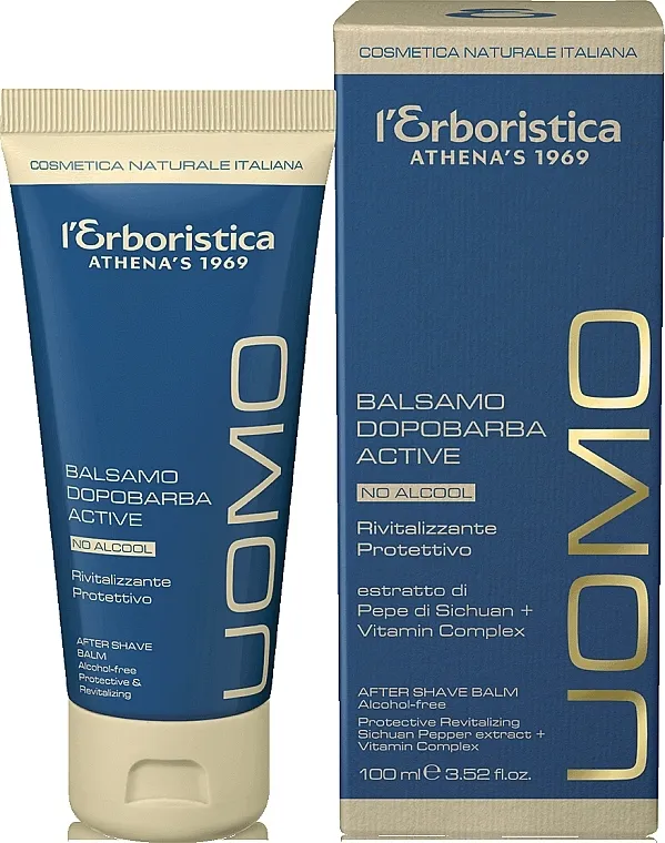 Athena's L'Erboristica Uomo Balzam nakon brijanja sa sečuanskim biberom i vitaminskim kompleksom