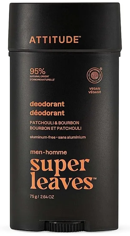 Attitude Super Leaves Patchouli &amp; Bourbon Deodorant Dezodorans Pačuli i Burbon