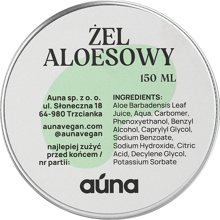Auna Aloe Gel Gel "Aloe"