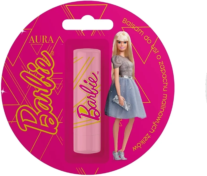Aura Cosmetics Barbie Lip Balm Raspberry Jelly Beans Balzam za usne