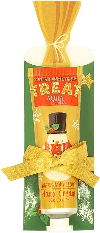 Aura Cosmetics Christmas (cr/30ml + nail/file/1pcs) Novogodišnji set za negu ruku Snowman