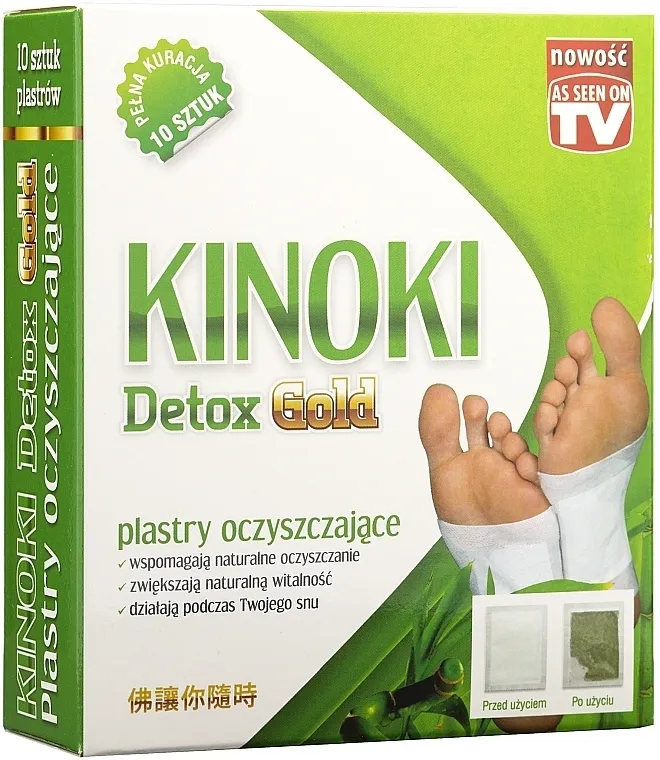 Aura Herbals Kinoki Detox Gold Flasteri za stopala