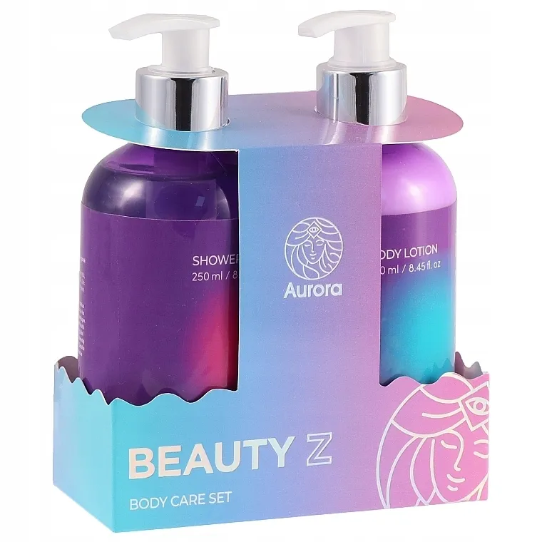 Aurora Beauty Z Body Care Set (sh/gel/250ml + b/lot/250ml)