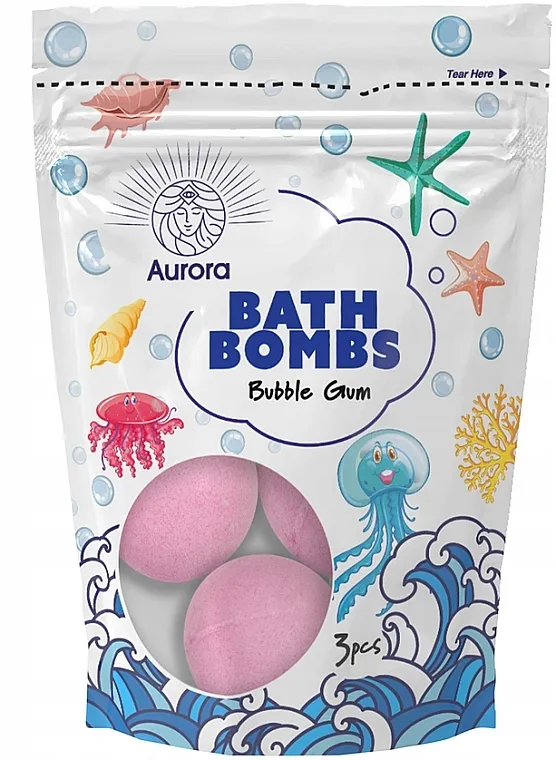 Aurora Cosmetic Bath Bomb Set (bath/bomb/3x50g) Set kugli za kupanje