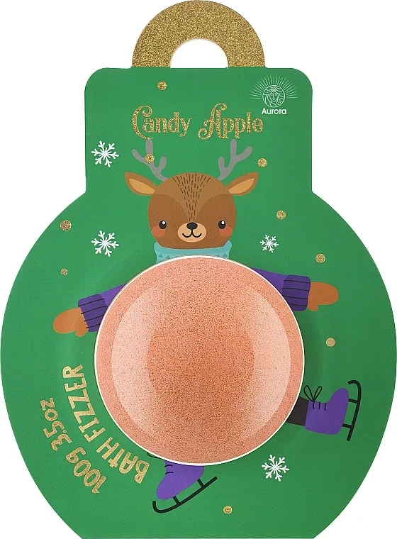 Aurora Cosmetic Bath Fizzer Kula do kąpieli, AUR-1885, Jabłko w karmelu