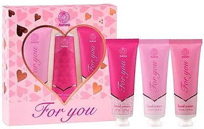Aurora For You Gift Set (h/cr/3x30ml) Set za negu ruku