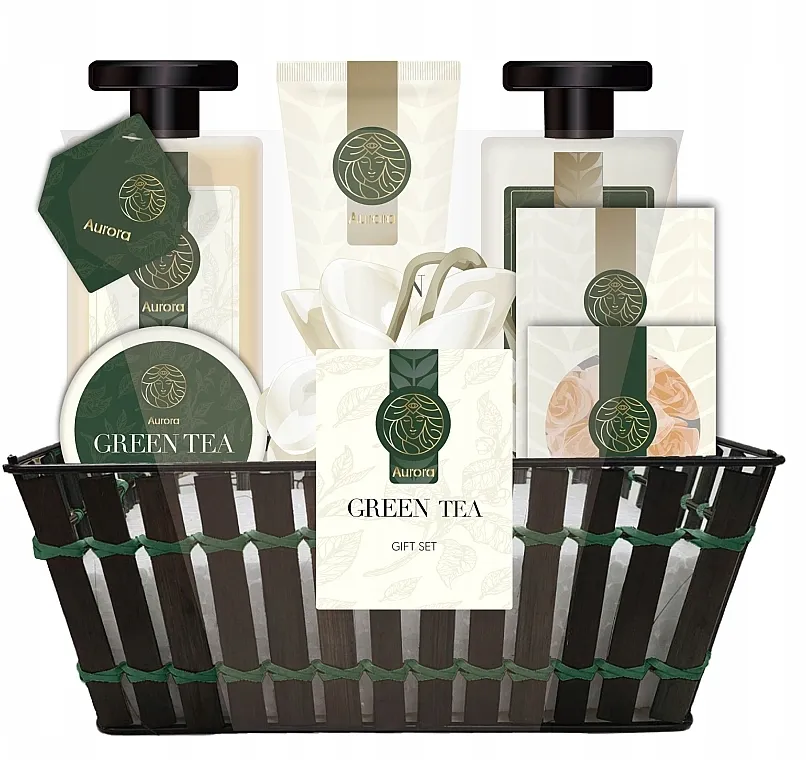 Aurora Green Tea Set Set, 8 proizvoda